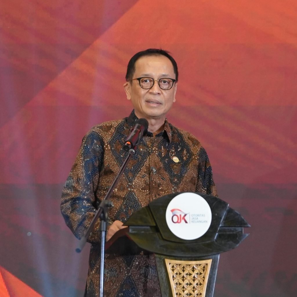 Ket Foto Ist: Kepala Eksekutif Pengawas Perbankan OJK Dian Ediana Rae, hadiri Sarasehan Industri Perbankan di Jakarta, Selasa (12/5/2026).