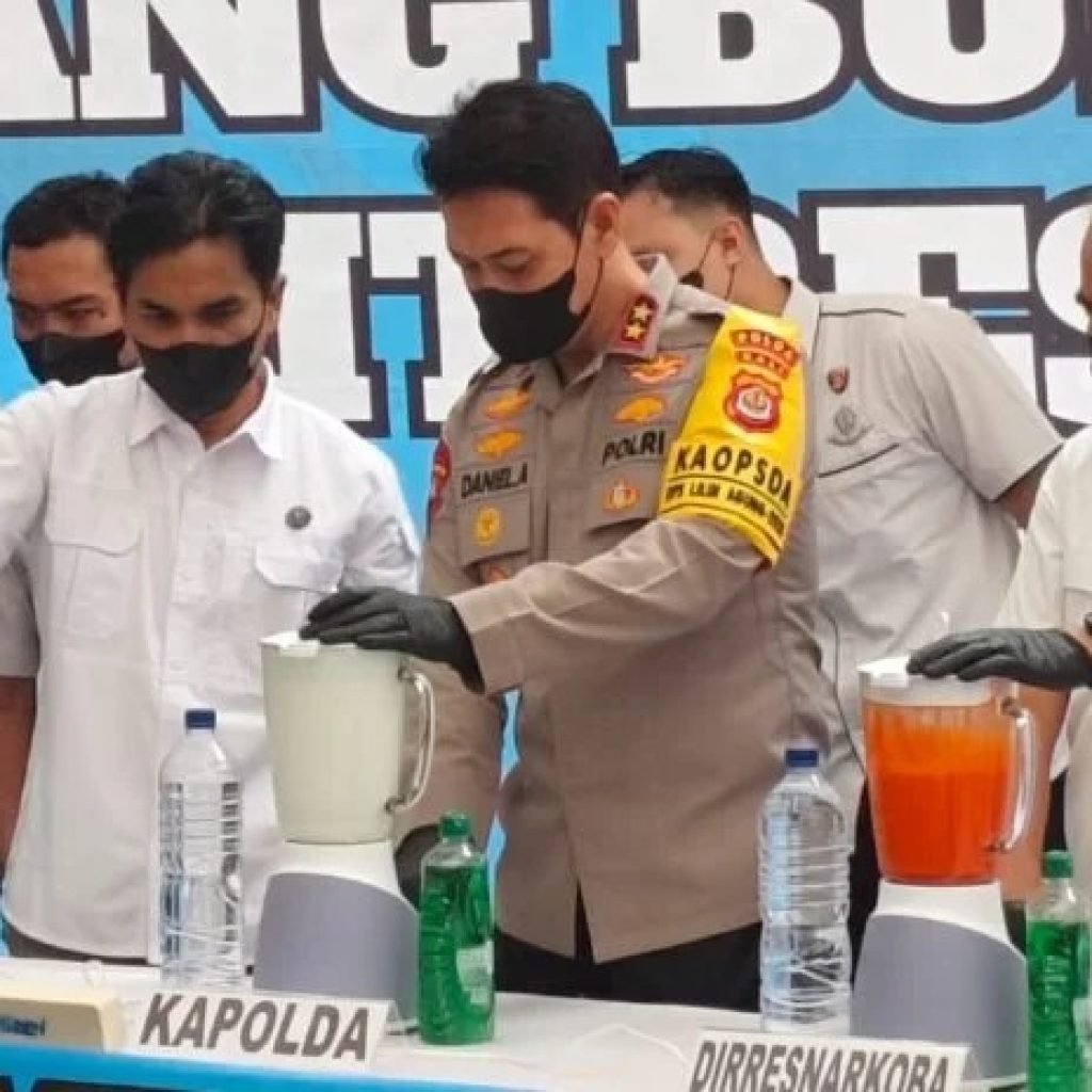Ket Foto Dok. Pribadi: Tampak Kapolda Bali Irjen. Pol. Daniel Adityajaya, SH., S.IK., M.Si., pada Rabu (4/3/2026), saat pemusnahan barang bukti narkotika di awal Tahun 2026.