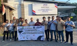 Ket Foto: Kunjungan kaji tiru dilakukan Asosiasi Wartawan Tapin (Aswat), Kalimantan Selatan ke Sekretariat JMSI Bali, Sabtu (25/7/2026).