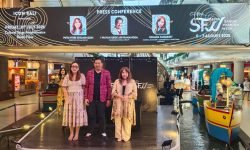 Ket Foto: Sanur Fashion Week 2026, menghadirkan platform yang menghubungkan brand lokal dengan wisatawan mancanegara hingga pelaku industri fashion internasional, Jumat (31/7/2026) dalam Jumpa Pers di Icon Bali.