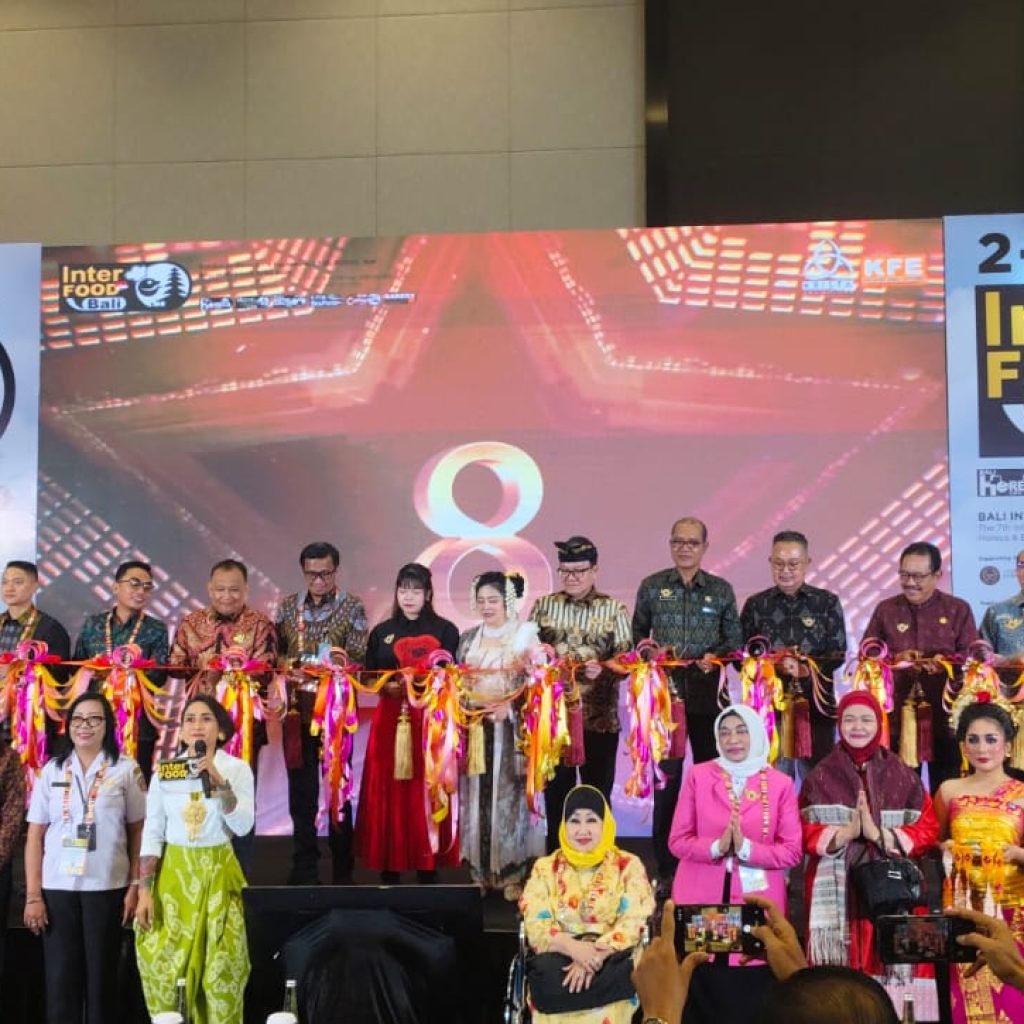 Ket Foto: Pembukaan resmi Bali Interfood 2026 di BNDCC Nusa Dua, jadi ajang bertemunya pengusaha Food and Beverage, hospitality, bakery, kopi, wine and spirit, termasuk teknologi dan solusi bisnis dalam satu ekosistem, Rabu (2/9/2026).