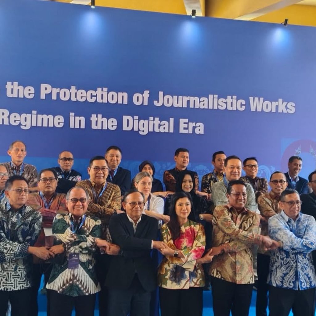 Ket Foto: ASEAN Forum on the Protection of Journalistic Works in the Copyright Regime in the Digital Era, bahas tentang hak kekayaan intelektual media ke depan, Sabtu (7/10/2026) di The Patra Bali Resort & Villas, JalannIr. H. Juanda, Tuban, Kuta, Bali Selatan.