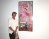 Ket Foto: Salah satu peserta pameran Himpunan Perupa Payangan, ditambilkan I Ketut Sunama, Jumat (18/9/2026).
